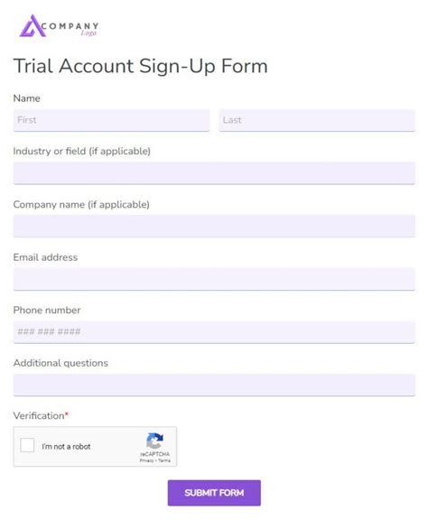 Trial Signup .